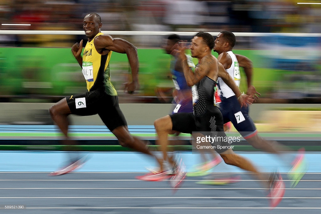 on Day 9 of the Rio 2016 Olympic Games at the Olympic Stadium on August 14, 2016 in Rio de Janeiro, Brazil.