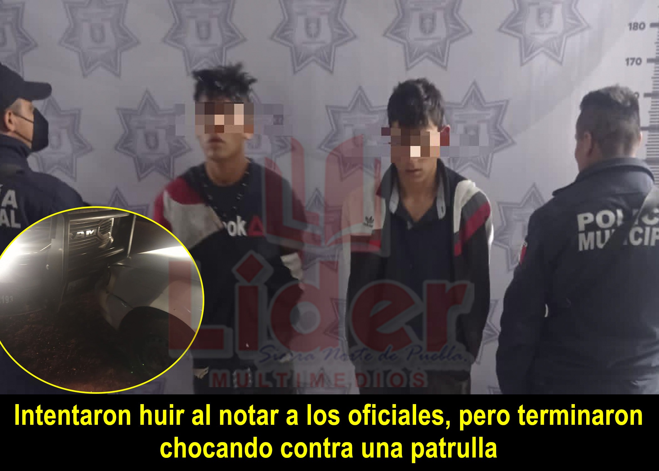 Detienen a presuntos ladrones de vehículos en Chignahuapan
