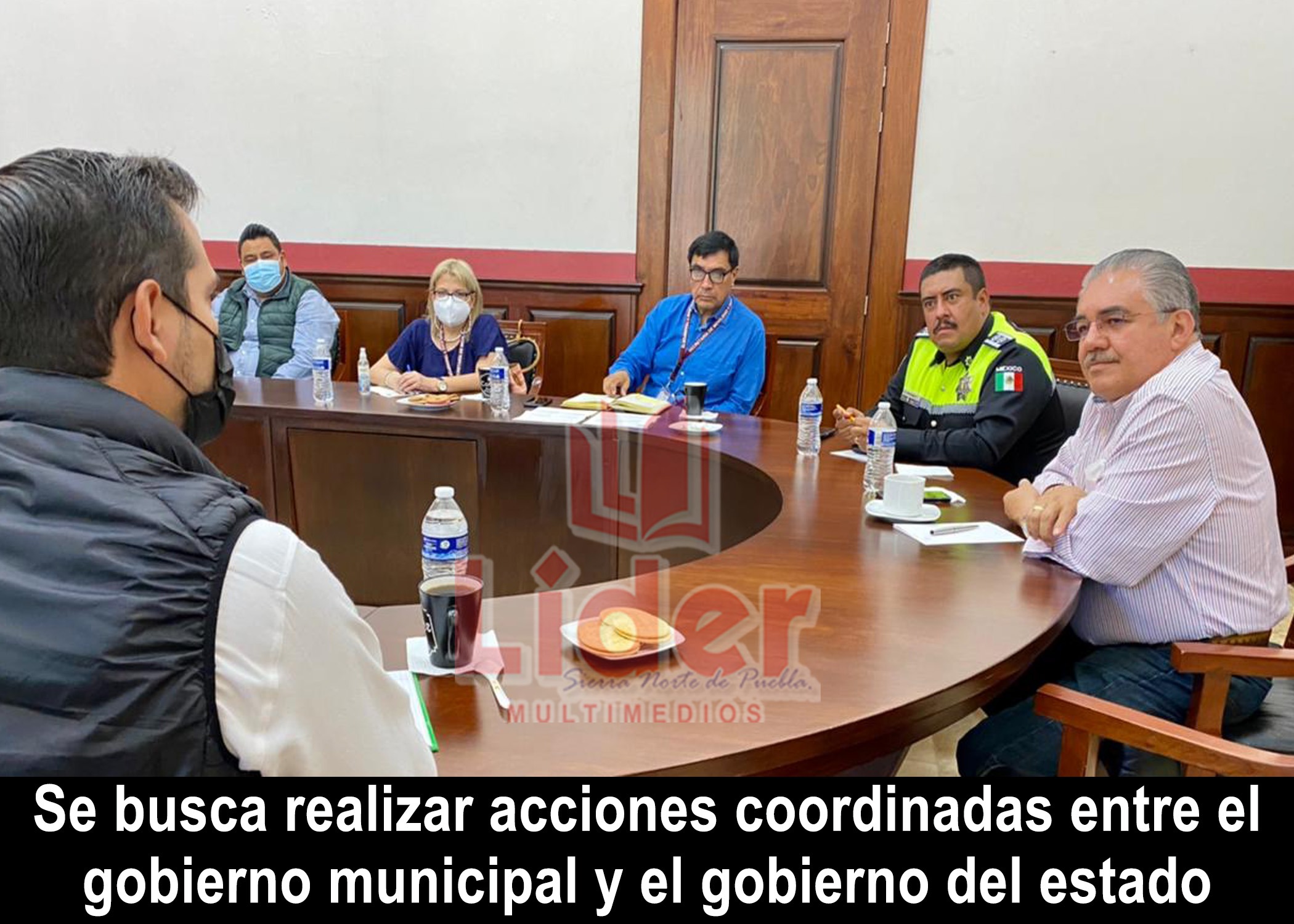 Encabeza Rogelio López Angulo reunión de coordinación con la Secretaría de Movilidad y Transporte