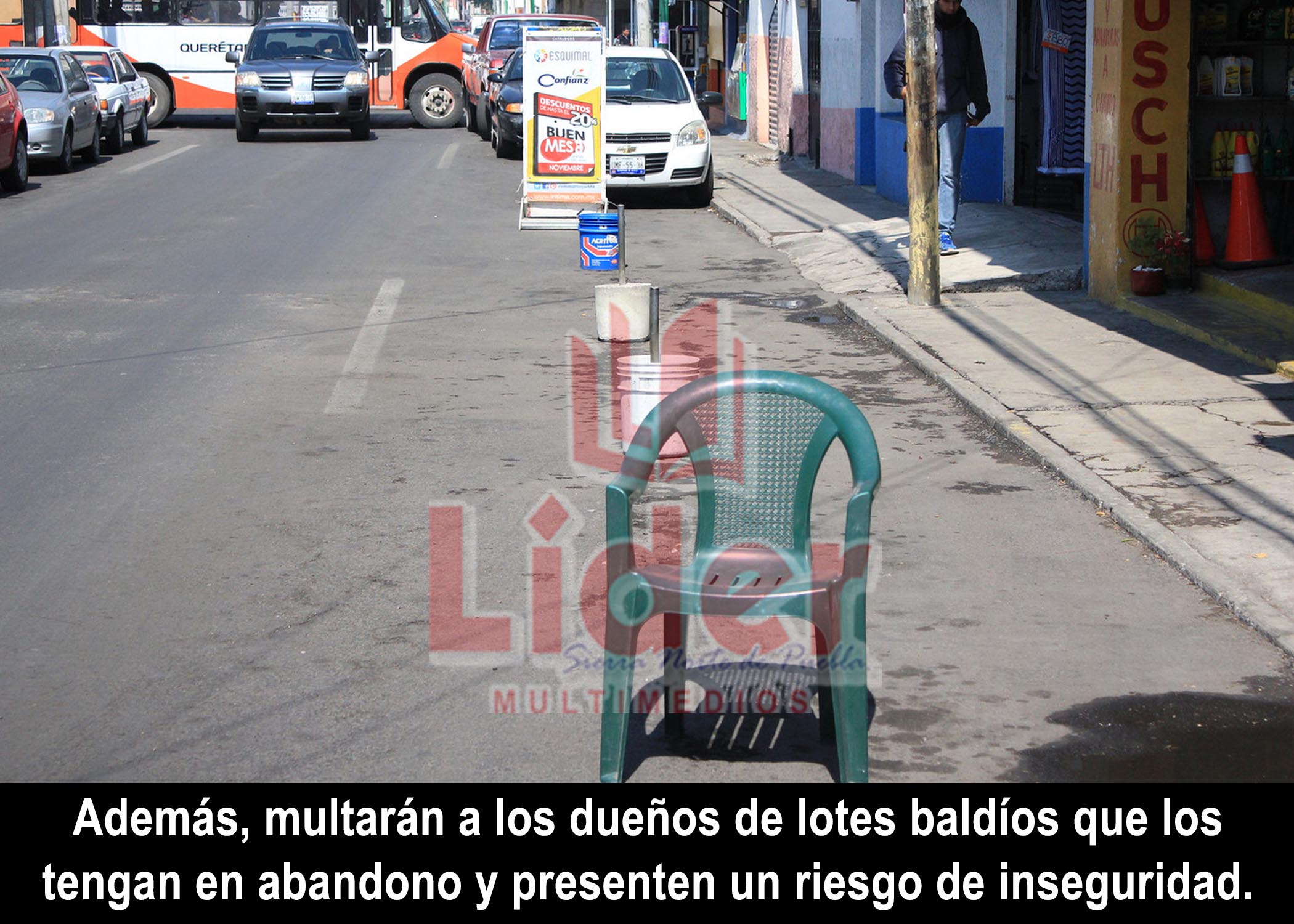 En Puebla sancionarán a quienes aparten lugar en vía pública