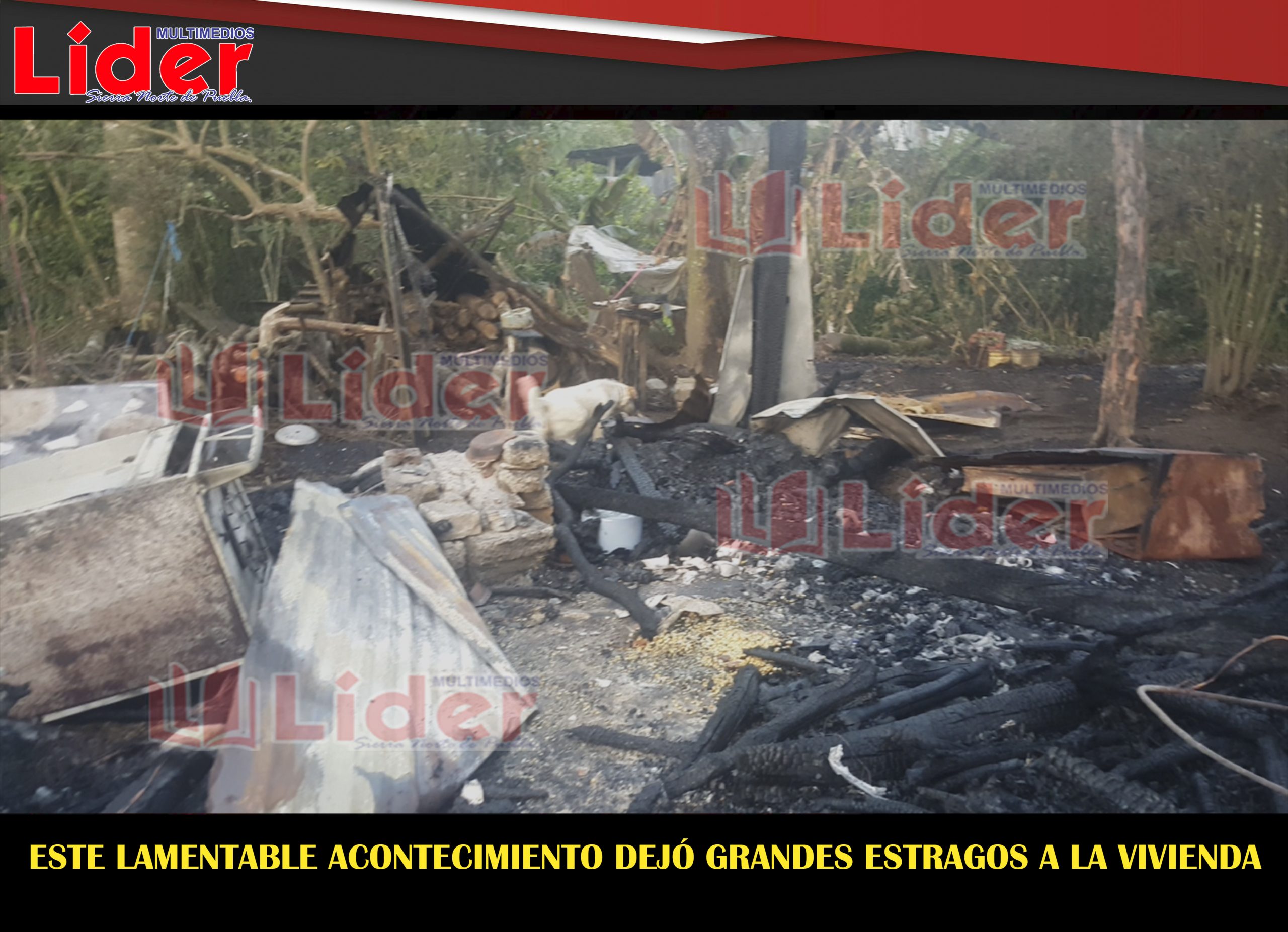 Fuerte incendio deja sin hogar a personas de la colonia Chivería de #Xicotepec