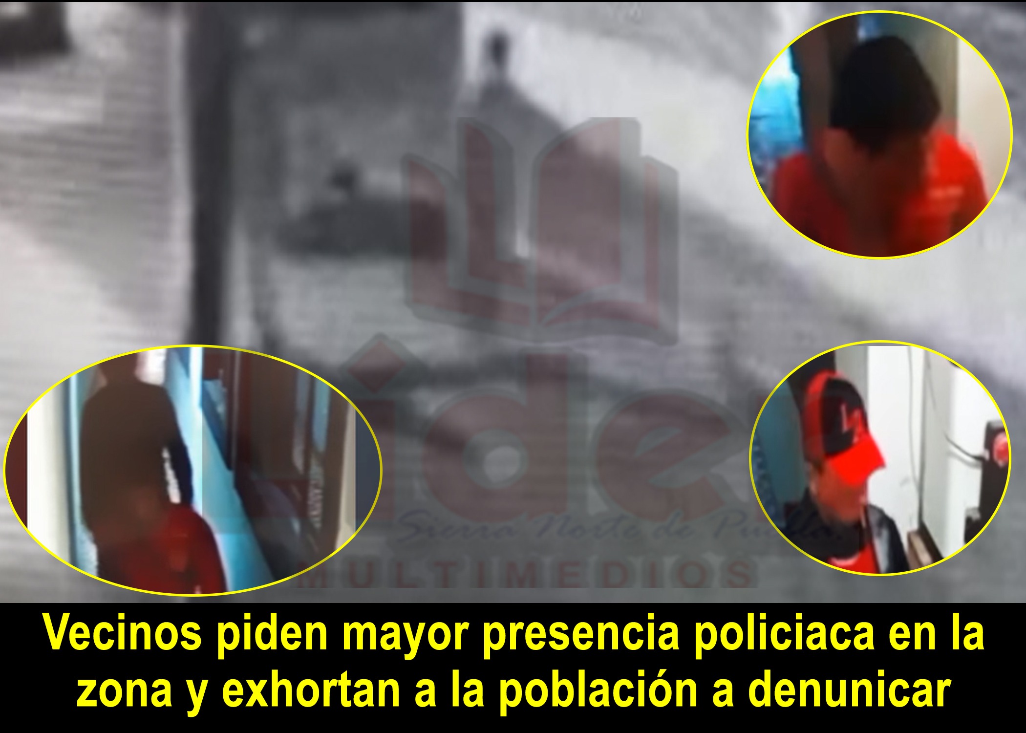 Cámaras de video captan a sujetos que roban tanque de gas de un domicilio en Huauchinango
