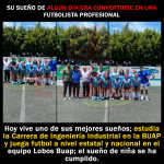 ¡Orgullo de Tlaxcalantongo y Xicotepec! Alexandra Márquez Maldonado, joven Poblana en formar parte del equipo de Fútbol Profesional Lobos Buap.