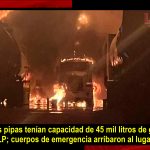 Explotan cinco pipas con gas LP en Tlahuelilpan, Hidalgo