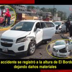 Presuntamente realiza corte de circulación y provoca accidente en el boulevard Benito Juárez