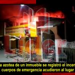 Se registra incendio en la colonia Centro de Huauchinango; solo daños materiales