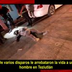 Asesinan a balazos a hombre junto al panteón de Teziutlán