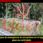 Pipa cae a un barranco sobre la autopista México-Tuxpan